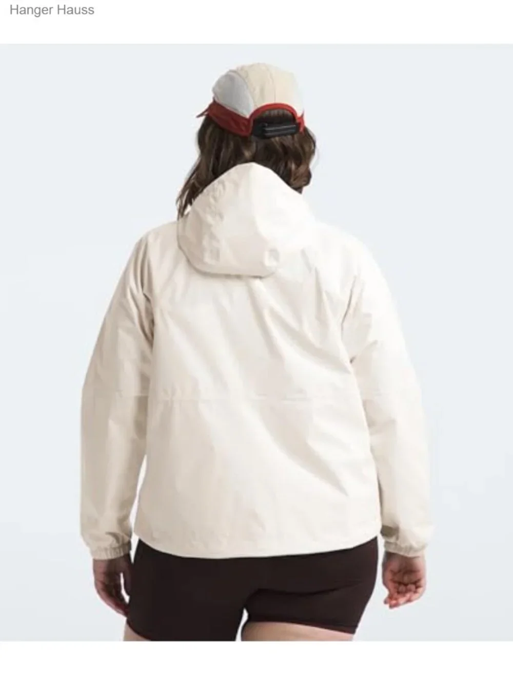 Women's Rain Hoodie Waterproof Windproof Relaxed Fit Recycled Polyester